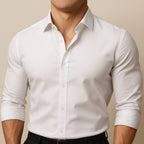 Samuel™ | Camisa de vestir de manga larga con cuello clásico