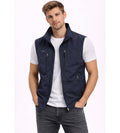 Wesley™ | Chaleco multibolsillos con cremallera y cuello alto