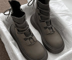 Rosalie™ | Botines militares de plataforma con hebillas