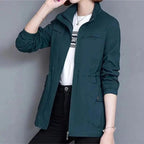 Sophia™ | Chaqueta militar ligera con cintura ajustable