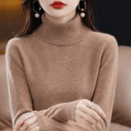 Phoebe™ | Jersey de punto fino de mujer con cuello alto