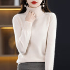 Phoebe™ | Jersey de punto fino de mujer con cuello alto