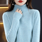 Phoebe™ | Jersey de punto fino de mujer con cuello alto
