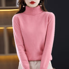 Phoebe™ | Jersey de punto fino de mujer con cuello alto