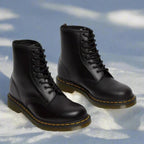 Robert™ | Botas militares de piel con cordones y suela robusta