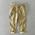 Benjamin™ | Pantalón chino tobillero con vuelta en contraste