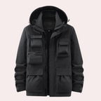 Grant™ | Parka impermeable con capucha y múltiples bolsillos