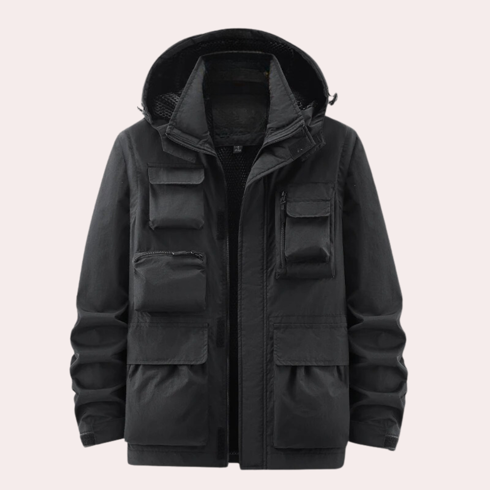 Grant™ | Parka impermeable con capucha y múltiples bolsillos