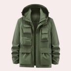 Grant™ | Parka impermeable con capucha y múltiples bolsillos