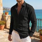 Richard™ | Camisa de lino de manga larga con corte relajado