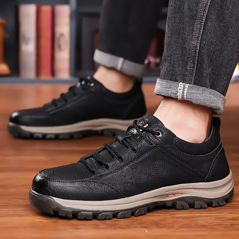 Thomas™ | Zapatos blucher de piel con suela de tacos