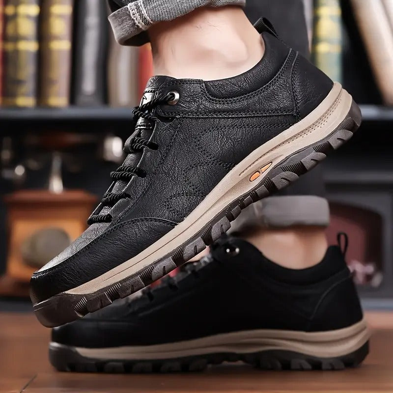 Thomas™ | Zapatos blucher de piel con suela de tacos