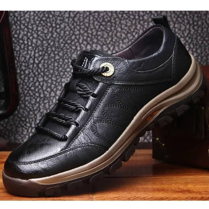 Thomas™ | Zapatos blucher de piel con suela de tacos