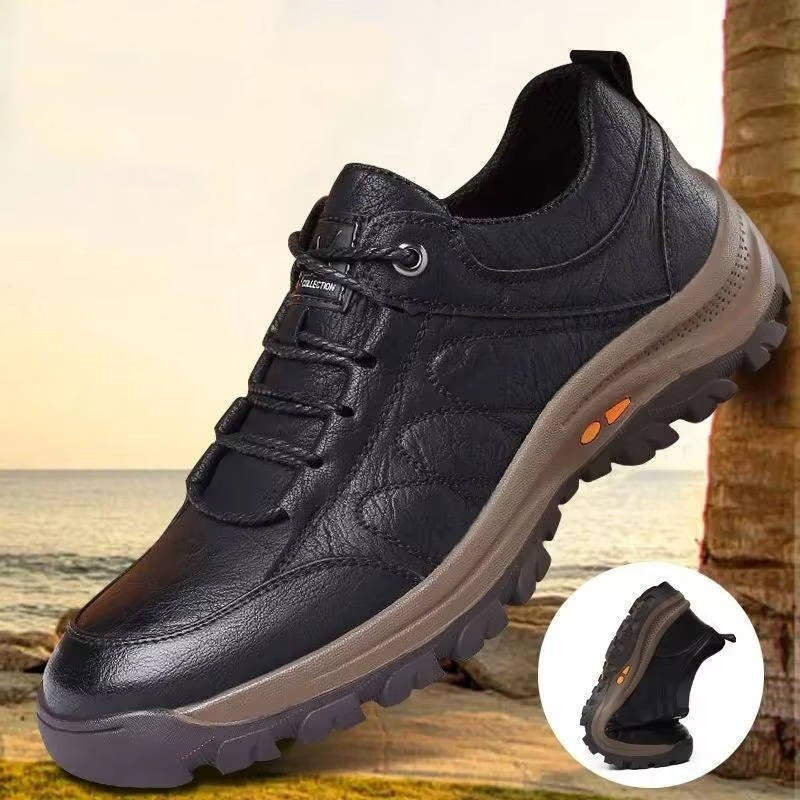 Thomas™ | Zapatos blucher de piel con suela de tacos