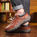 Thomas™ | Zapatos blucher de piel con suela de tacos