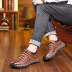 Thomas™ | Zapatos blucher de piel con suela de tacos