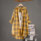 Madelyn™ | Sobrecamisa oversize de cuadros de algodón