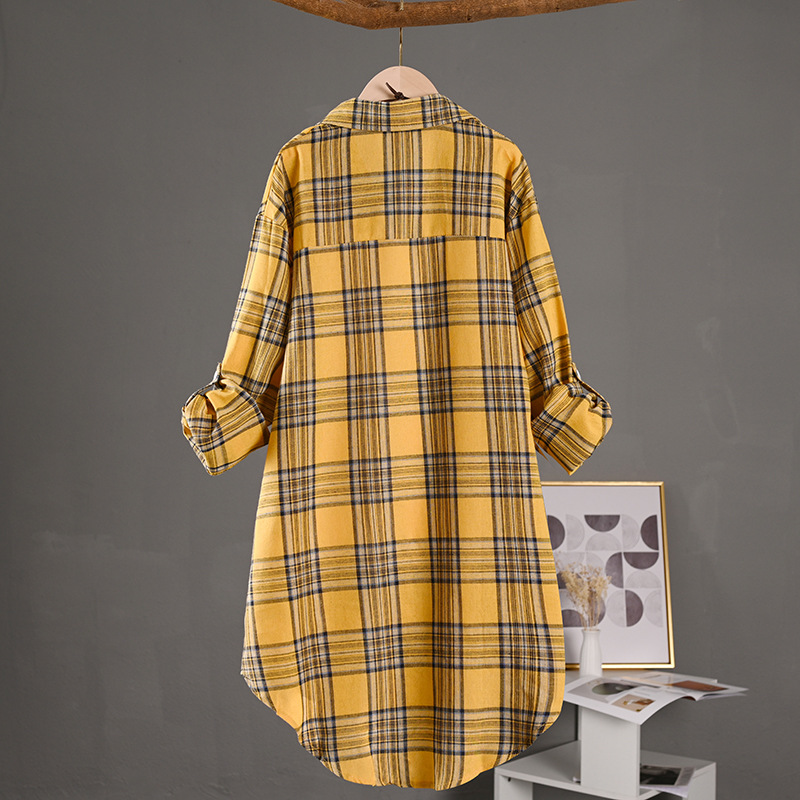 Madelyn™ | Sobrecamisa oversize de cuadros de algodón