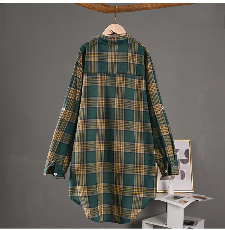 Madelyn™ | Sobrecamisa oversize de cuadros de algodón