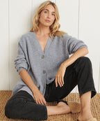 Emily™ | Cárdigan de cachemira oversize con escote en V