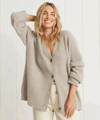 Emily™ | Cárdigan de cachemira oversize con escote en V