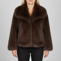 Isla™ | Chaqueta de pelo sintético con cuello amplio