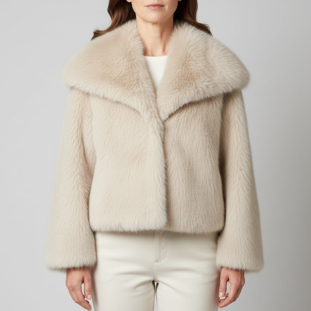 Isla™ | Chaqueta de pelo sintético con cuello amplio