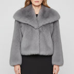 Isla™ | Chaqueta de pelo sintético con cuello amplio