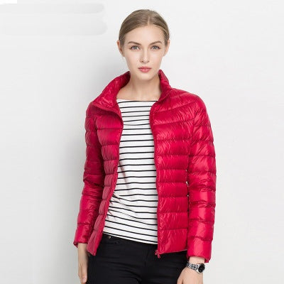 Margaret™ | Chaqueta acolchada ligera entallada con cuello alto