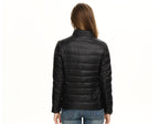 Margaret™ | Chaqueta acolchada ligera entallada con cuello alto