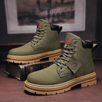 Ezra™ | Botas de trabajo de piel de caña alta con cordones