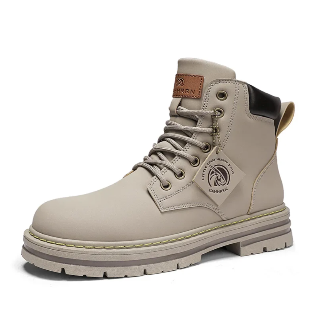Ezra™ | Botas de trabajo de piel de caña alta con cordones