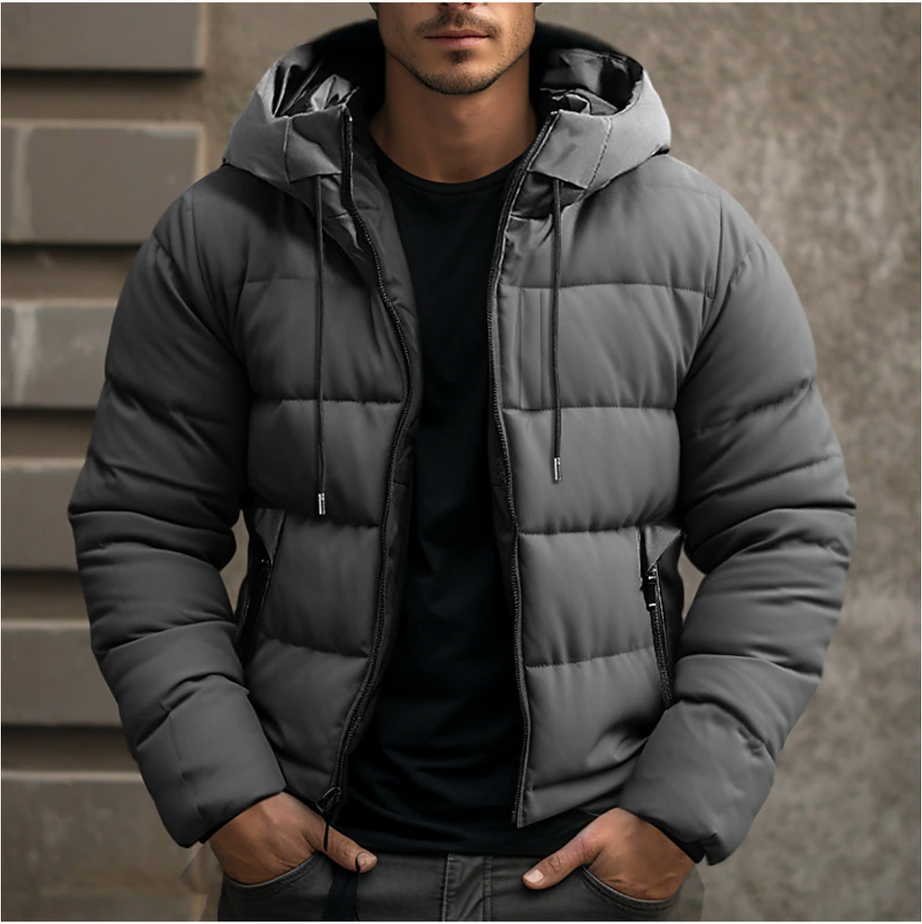 Peter™ | Chaqueta acolchada puffer de hombre con capucha
