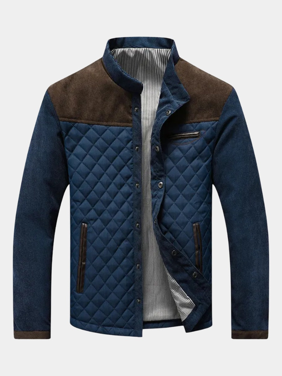 William™ | Chaqueta acolchada de entretiempo con cuello mao