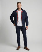 Brett™ | Chaqueta Harrington con forro de cuadros y cremallera