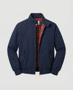 Brett™ | Chaqueta Harrington con forro de cuadros y cremallera