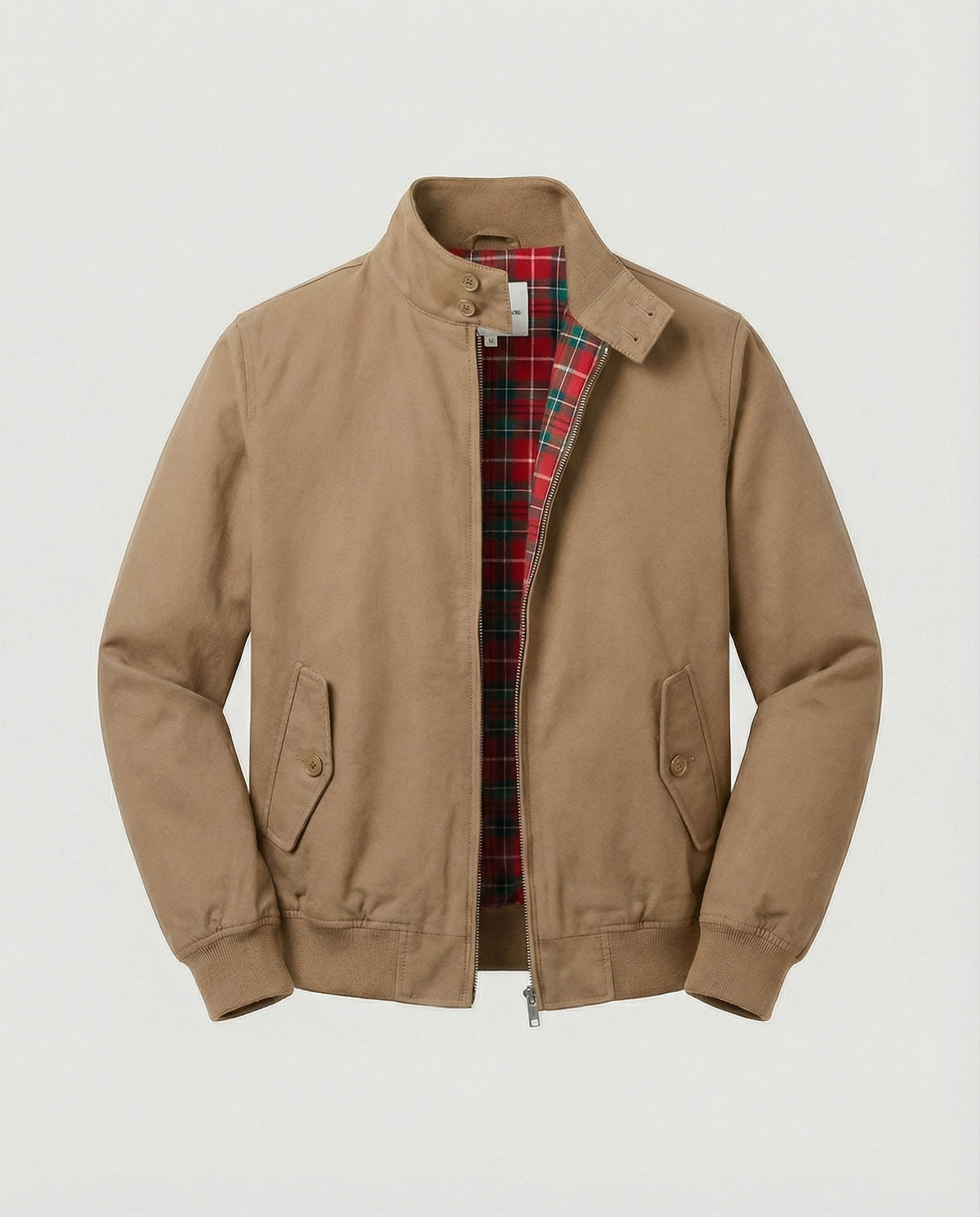 Everett™ | Chaqueta Harrington con forro tartán