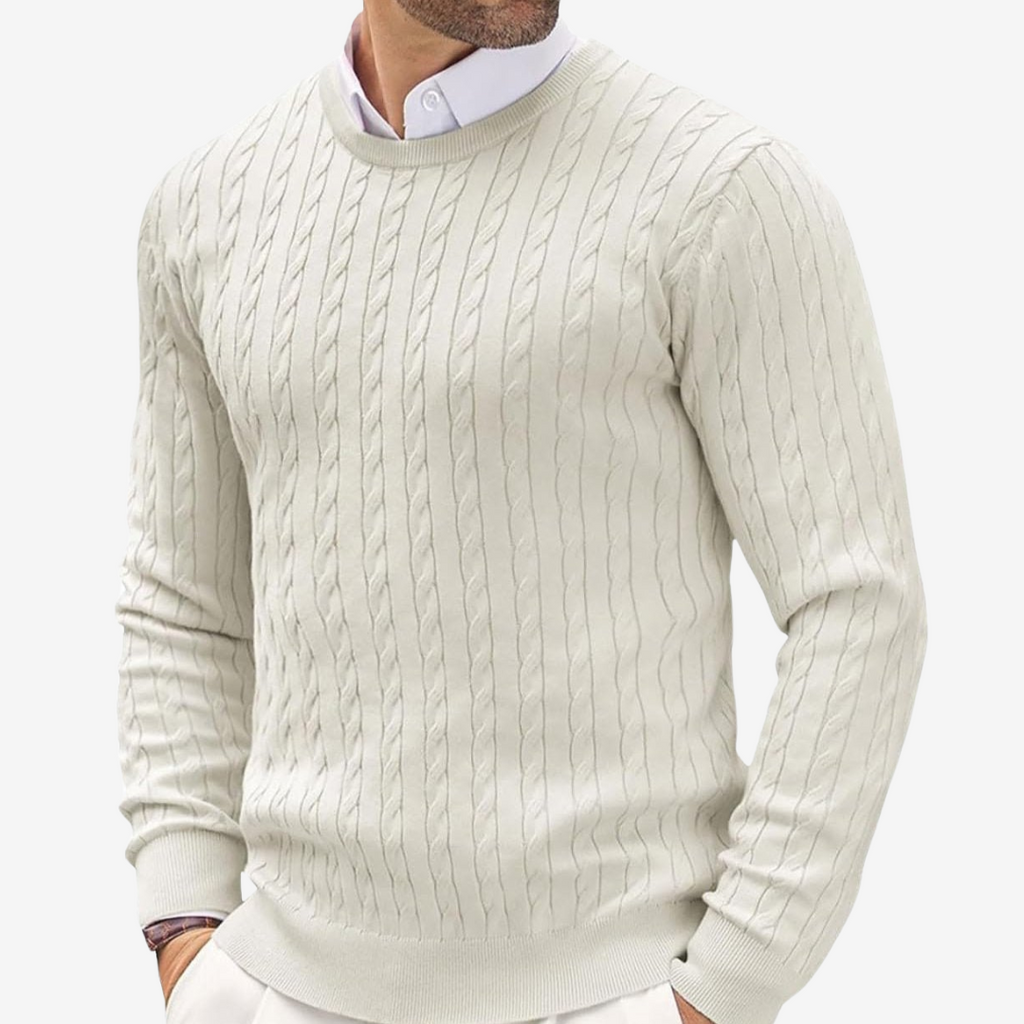 Patrick™ | Jersey de ochos de hombre con cuello redondo