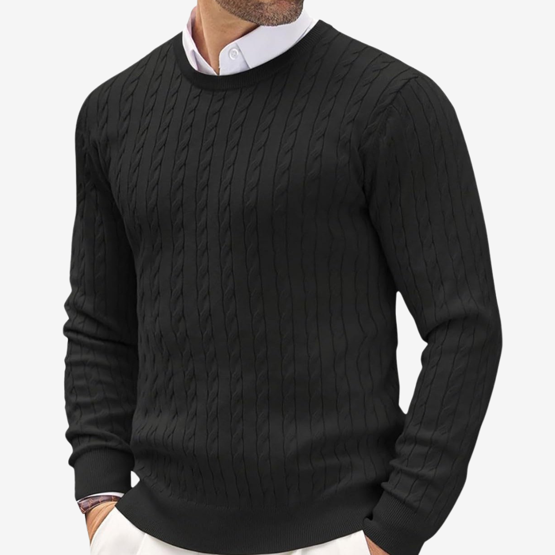 Patrick™ | Jersey de ochos de hombre con cuello redondo