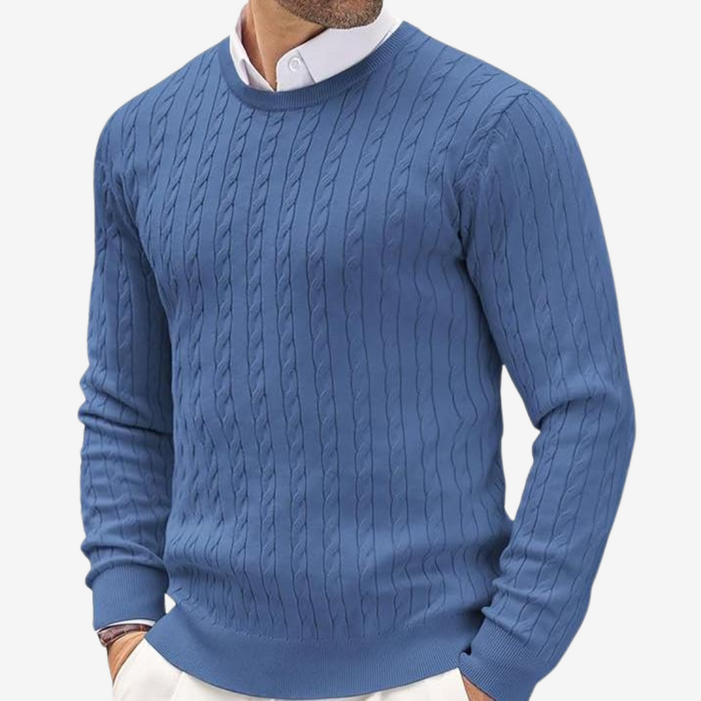 Patrick™ | Jersey de ochos de hombre con cuello redondo