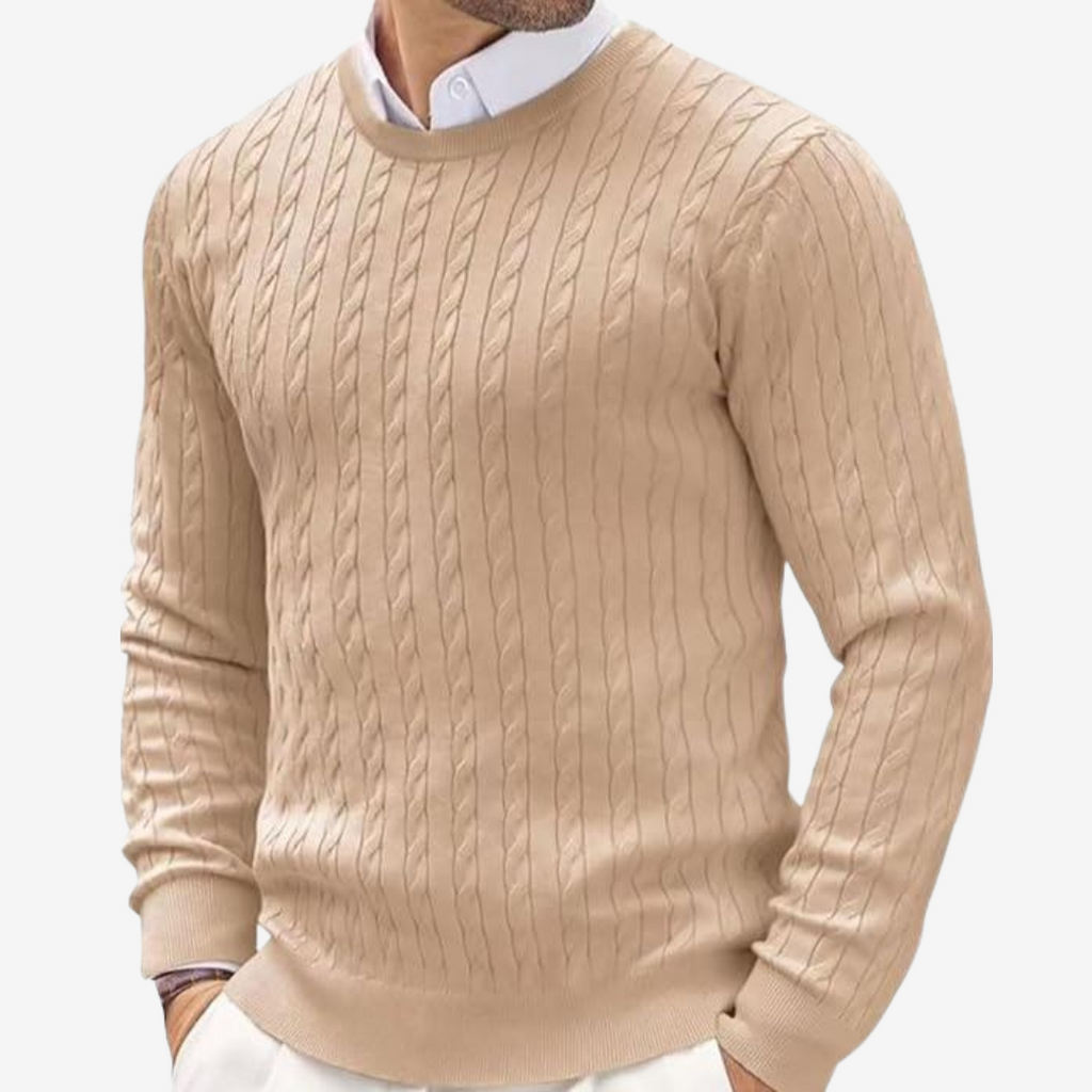 Patrick™ | Jersey de ochos de hombre con cuello redondo