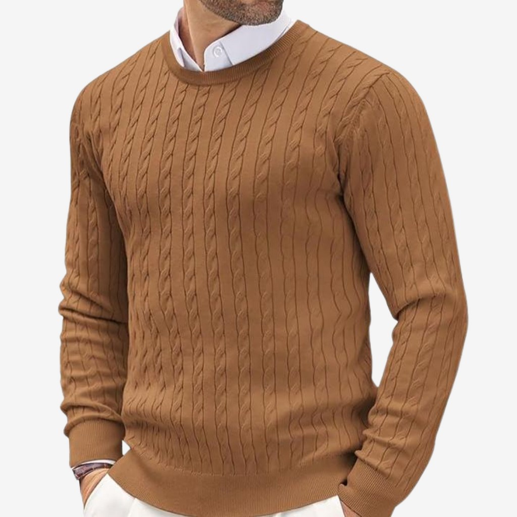 Patrick™ | Jersey de ochos de hombre con cuello redondo