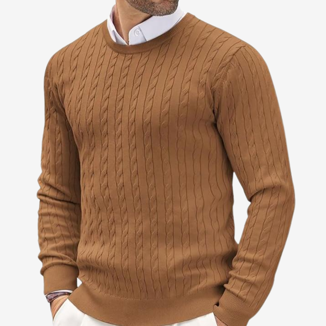 Patrick™ | Jersey de ochos de hombre con cuello redondo