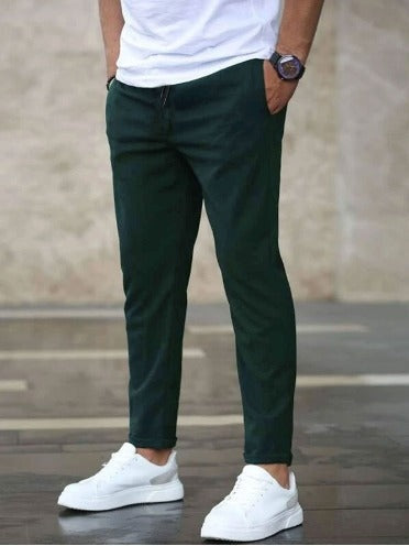 William™ | Pantalón chino slim fit con cintura elástica y cordón