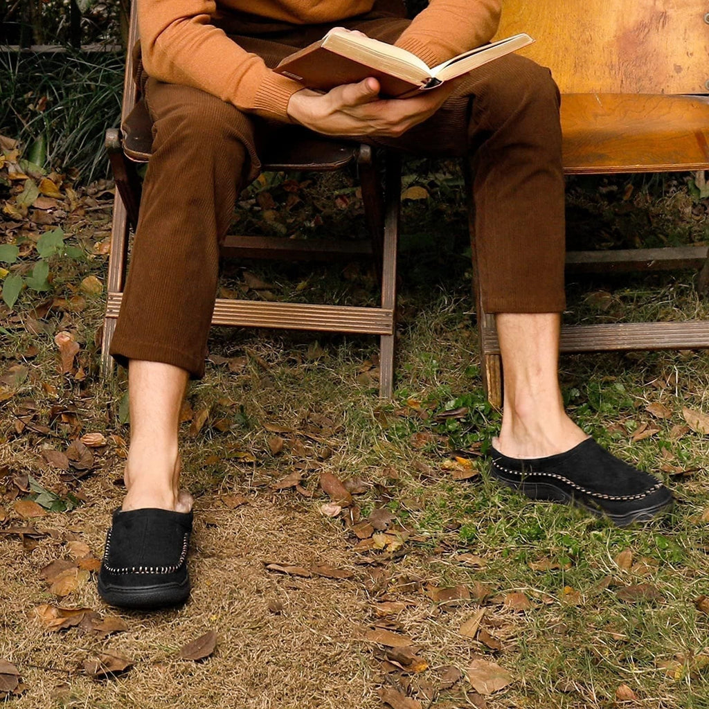 Jude™ | Zuecos tipo mocasín slip-on con suela antideslizante