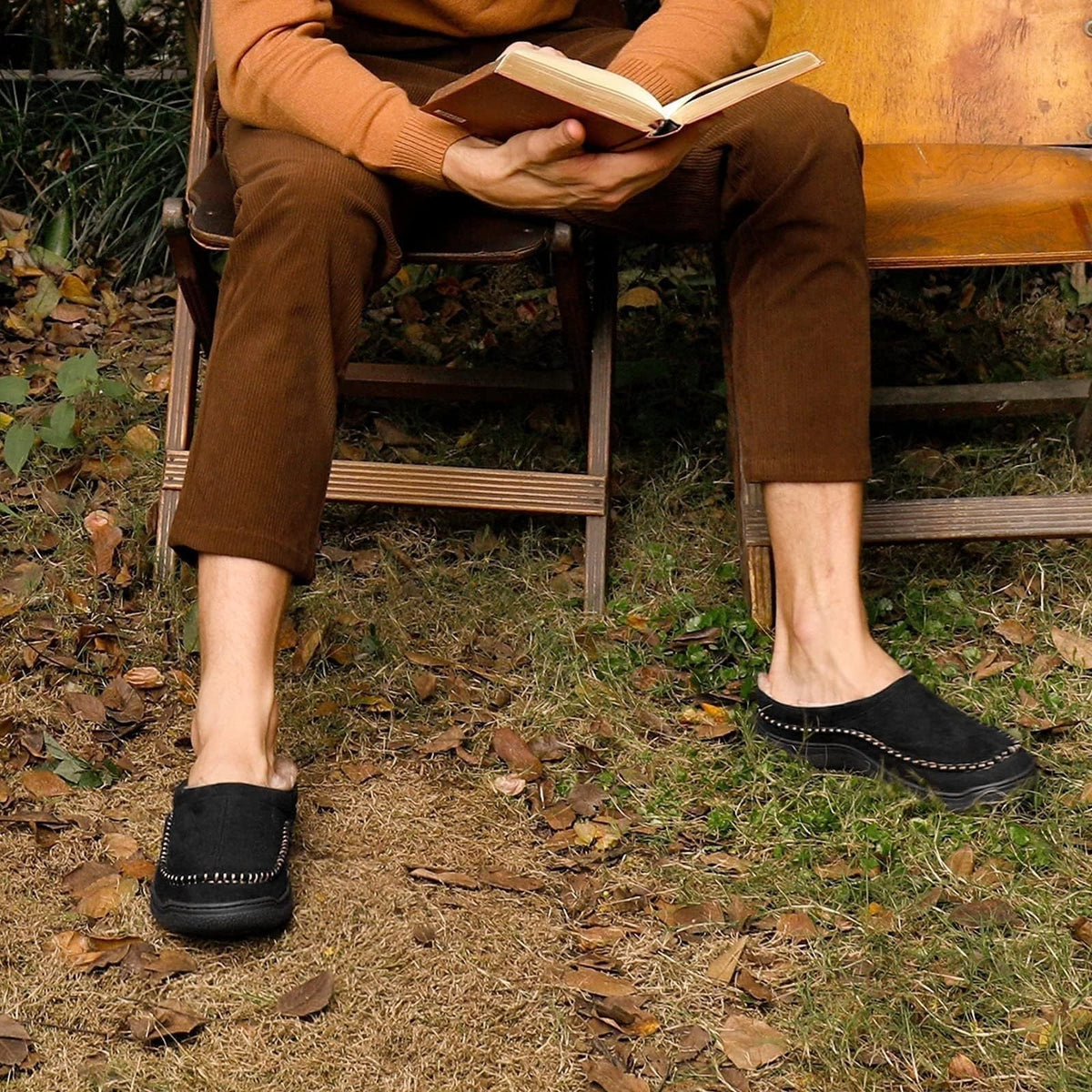 Jude™ | Zuecos tipo mocasín slip-on con suela antideslizante