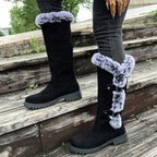 Delaney™ | Botas altas de invierno planas con forro de felpa