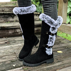 Delaney™ | Botas altas de invierno planas con forro de felpa