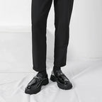 Byron™ | Mocasines de piel con plataforma y hebilla metálica