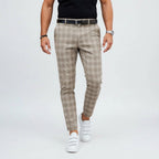 Liam™ | Pantalón chino slim de cuadros